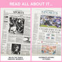 Los Angeles Chargers Personalised Gift Newspaper Book, thumbnail 4 of 8