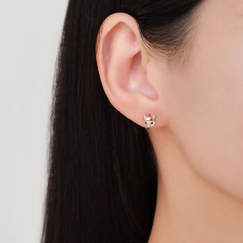 Sterling Silver Fox Head Stud Earrings, 10 of 12