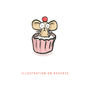 'Cats And Cupcakes' Valentine's Day Card, thumbnail 2 of 2
