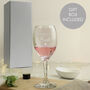Personalised Bride Wine Glass, thumbnail 1 of 4