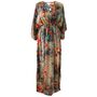 'Merida' Colourful Floral Batwing Dress, thumbnail 7 of 7
