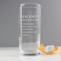 Personalised Gincident Hi Ball Glass, thumbnail 3 of 9