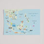 Illustrated Map Of South East Asia Art Print, thumbnail 1 of 4