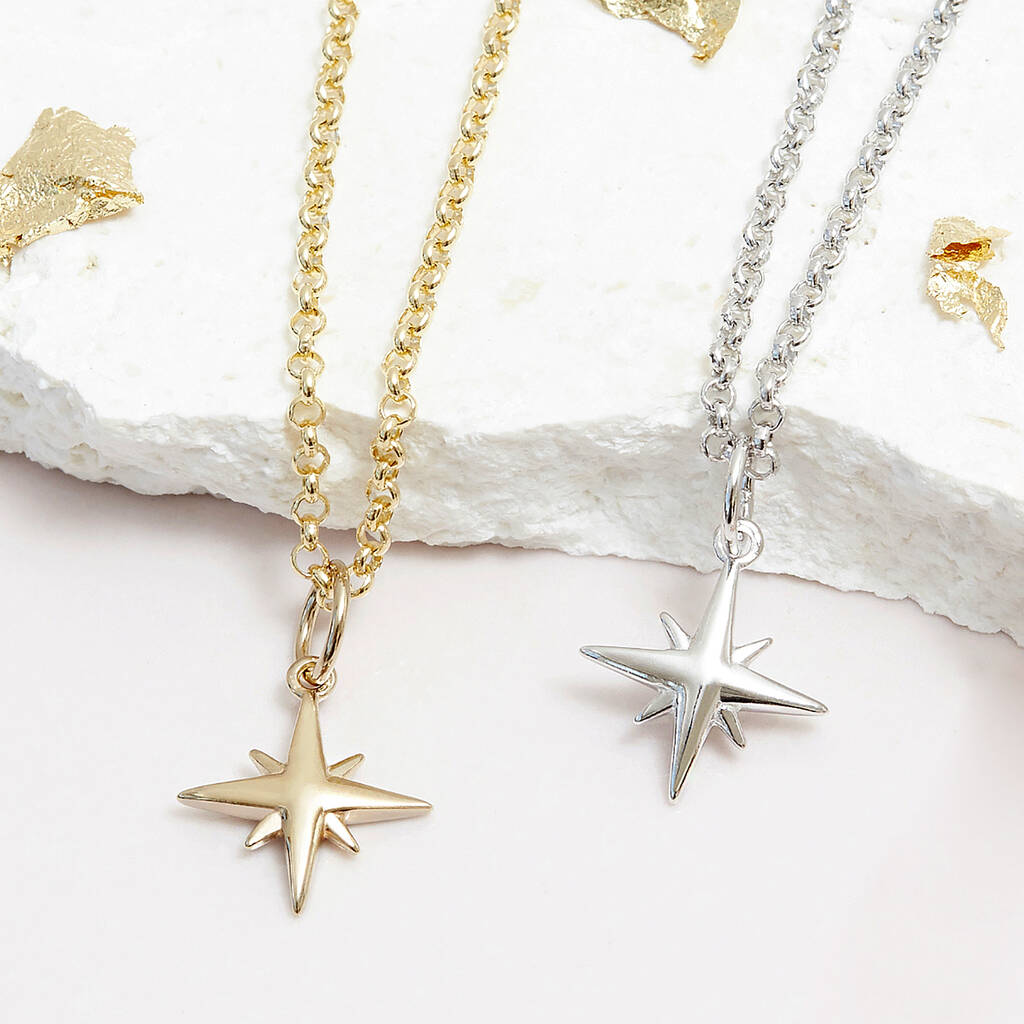 Tiny Star Necklace In Silver Or 18ct Gold Vermeil By Muru