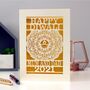 Personalised Papercut Diwali Mandala Card A5, thumbnail 1 of 11