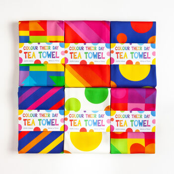 Rainbow Spots Tea Towel, 2 of 6