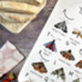 A Z Of Moths Tea Towel, thumbnail 5 of 7