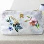 Personalised Embroidered Velvet Makeup Bag Gift For Her, thumbnail 2 of 6