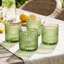 Set Of Four Merida Green Tumblers, thumbnail 1 of 9