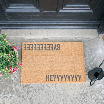 Hey, Bye Print Doormat, 2 of 4