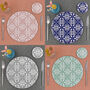 Coronation Crown Orb Placemat Coaster Sets, thumbnail 2 of 6