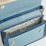 Embroidered Kingfisher Blue Cross Body Bag, thumbnail 7 of 7