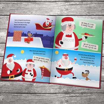 Personalised Childs Christmas Embossed Book, 2 of 5