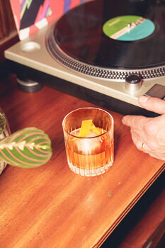 Rum Old Fashioned Bottled Cocktail And Playlist, 2 of 4