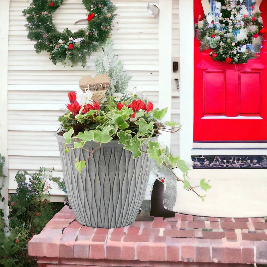 Festive Outdoor Planter 26cm Winter Garden Arrangement, 1 of 2