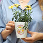Groovy Flowers Thank You Teacher Plant Pot Gift, thumbnail 1 of 4