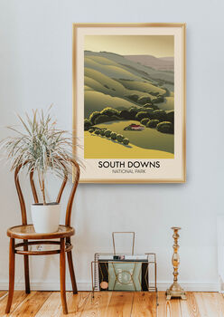 South Downs National Park Poster Art Pint, 5 of 8