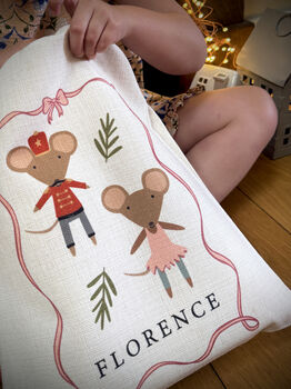 Personalised Christmas Eve Mouse Sack, 6 of 12