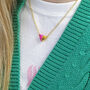Magnetic Heart Front Fastening Necklace, thumbnail 6 of 11