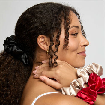 Silver Ion Infused Mixed Oversized Scrunchies Three Pack, 2 of 5