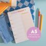 A5 Colourful Meal Planner And Shopping List, thumbnail 1 of 6