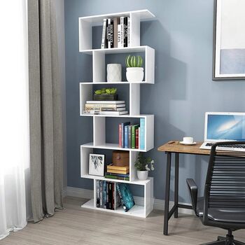 190.5cm H X 70cm W Geometric Bookcase, 5 of 9