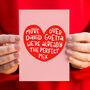 Funny Dance Music Valentine’s Day Card, thumbnail 1 of 3