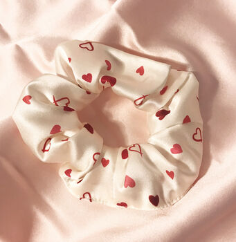 Heart Print Silk Sleep Set, 2 of 4