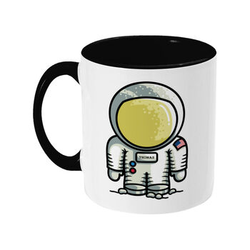 Personalised Cute Astronaut Ceramic Mug, 5 of 6