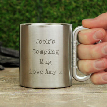 Personalised Metal Camping Mug, 7 of 8