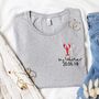 Personalised Embroidered 'My Lobster' T Shirt, thumbnail 3 of 4