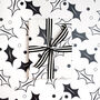 Luxury Black And White Holly, Christmas Wrapping Paper, thumbnail 1 of 4