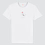 Disk Retro Tech White Organic T Shirt, thumbnail 4 of 10