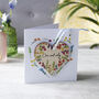 Valentine's Day Personalised Card And Wooden Heart, thumbnail 5 of 9