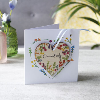 Valentine's Day Personalised Card And Wooden Heart, 5 of 9