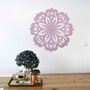 Round Wooden Mandala Modern Floral Wall Art Elegance, thumbnail 7 of 12