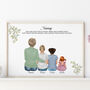 Personalised Nanny And Grandchildren Illustration Print, thumbnail 1 of 5