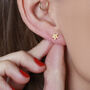 Star Stud Earrings, 18k Gold Vermeil Or Sterling Silver, thumbnail 2 of 7