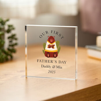 Personalised First Father’s Day Animal Plaque Gift, 4 of 8