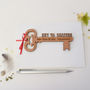 Personalised 'Key To Success' Congratulations Card, thumbnail 4 of 10