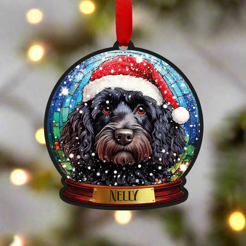 Cavapoo Dog Tree Decoration, 1 of 4