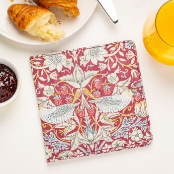 Permit Cover In William Morris Strawberry Thief Plum, 3 of 6