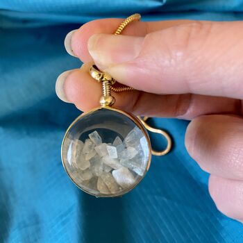 Photo Gift For Mum Gold Locket Necklace, 3 of 6