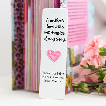 Personalised Love Is The Best Chapter Bookmark, 2 of 4