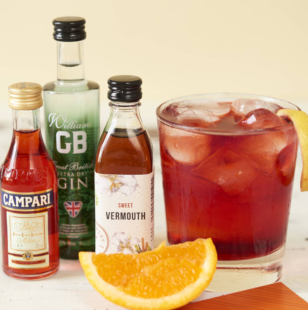 Classic Gin Negroni Cocktail By Tipple Box
