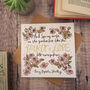 Literary Quote Spring Flowers Greetings Card, thumbnail 1 of 2
