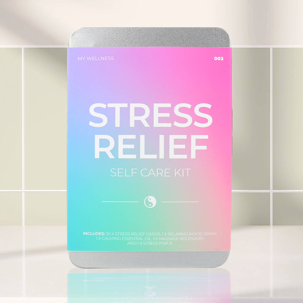Wellness Tin Gift Set: Stress Relief Self Care Kit, 1 of 3
