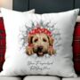 Personalised Christmas Soft Coated Wheaten Terrier Break Through, thumbnail 5 of 10