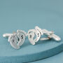 Handmade Sterling Silver New Dad Cufflinks, thumbnail 2 of 11