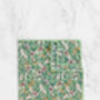 Handmade Wedding Tie In Sage Green Floral Print, thumbnail 7 of 8